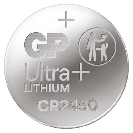 Lithium knoopcel batterij CR2450 GP LITHIUM 3V/600 mAh