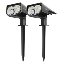 Litom - SET 2x Solar LED Lamp met Sensor 2in1 LED/3,7V IP67