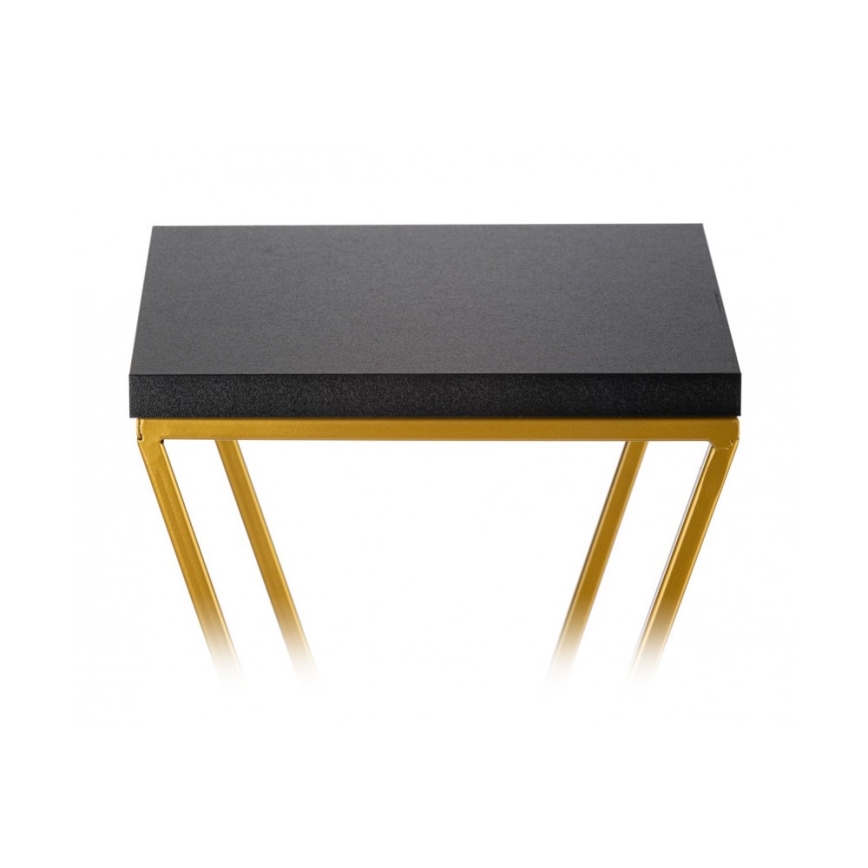 Bloemenstandaard LOFT 100x24 cm goud/zwart