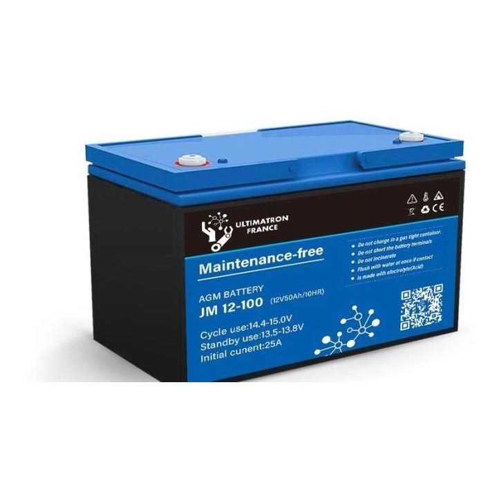 Lood-zuur batterij VRLA AGM 12V/100Ah semi-tractie