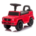 Loopauto Mercedes G350d 2xAA rood/zwart