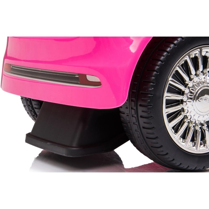 Loopfiets Fiat 500 2xAA roze