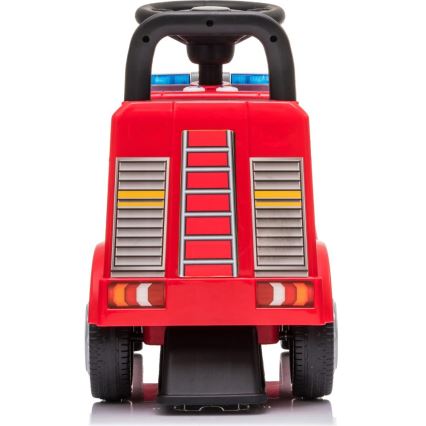 Loopfiets Mercedes Brandweerwagen 2xAA rood