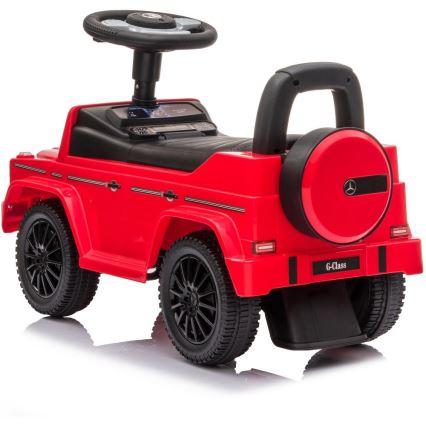 Loopfiets Mercedes G350d 2xAA rood/zwart