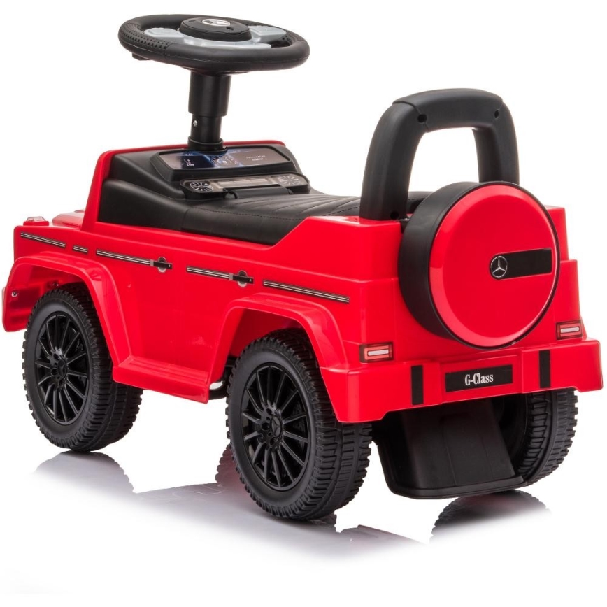 Loopfiets Mercedes G350d 2xAA rood/zwart