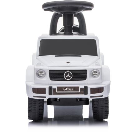 Loopfiets Mercedes G350d 2xAA wit/zwart