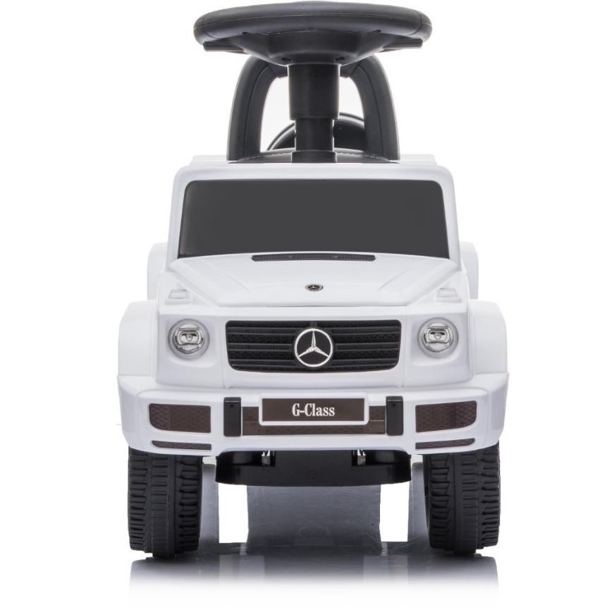 Loopfiets Mercedes G350d 2xAA wit/zwart