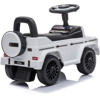 Loopfiets Mercedes G350d 2xAA wit/zwart