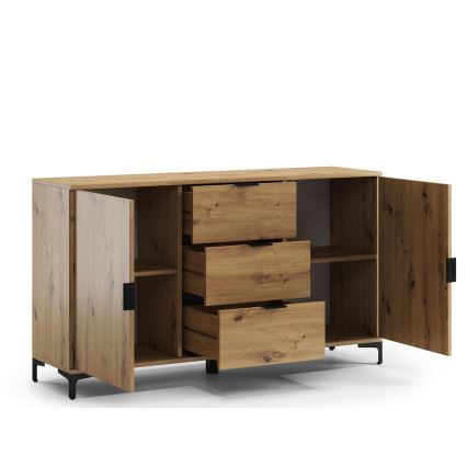 LORA ladekast met lades en deuren artisan eik