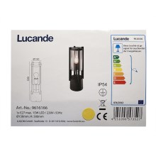 Lucande - Buitenlamp BRIENNE 1xE27/15W/230V IP54