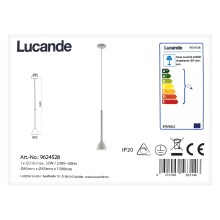 Lucande - Hanglamp aan een koord NORDWIN 1xGU10/35W/230V