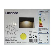 Lucande - Ingebouwde LED Lamp voor buiten MITJA LED/3W/230V IP65