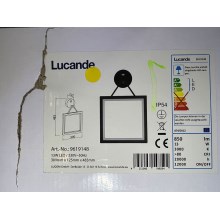 Lucande - LED Buitenwandlamp met sensor MIRCO LED/13W/230V IP54