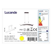 Lucande - LED Dimbare kroonluchter aan snoer MARIJA LED/22W/230V
