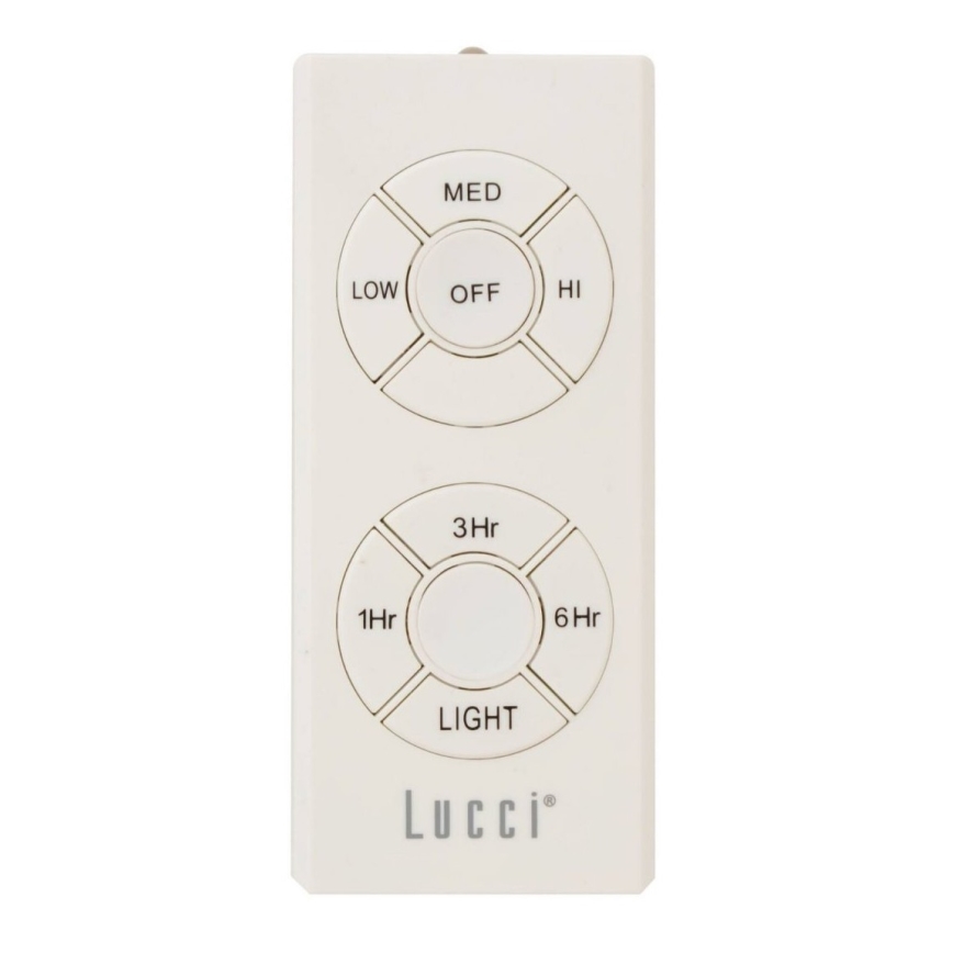 Lucci Air 210334 - Plafondventilator AIRFUSION QUEST 1xE27/60W/230V hout/mat chroom + afstandsbediening