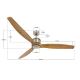 Lucci air 210506 - Plafondventilator AIRFUSION AKMANI paulownia/bruin + afstandsbediening
