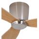 Lucci air 210519 - Plafondventilator AIRFUSION RADAR chroom/hout + afstandsbediening