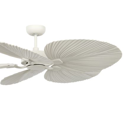 Lucci Air 21065449 - Plafondventilator BALI diameter 132 cm wit/crème + afstandsbediening