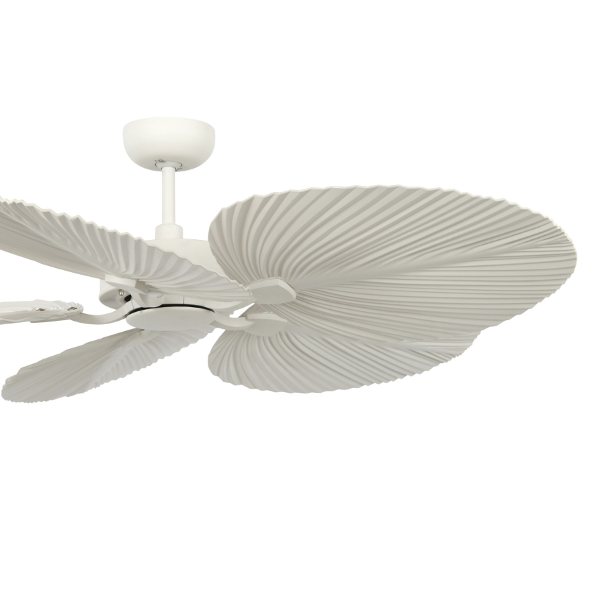 Lucci Air 21065449 - Plafondventilator BALI diameter 132 cm wit/crème + afstandsbediening