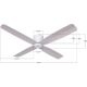 Lucci air 210986 - Plafondventilator FRASER wit/hout + afstandsbediening