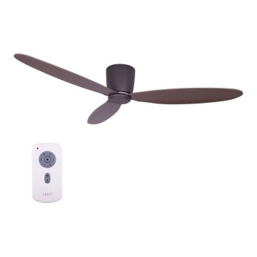 Lucci air 212883 - Plafondventilator AIRFUSION RADAR hout/bruin Ø 132 cm + afstandsbediening