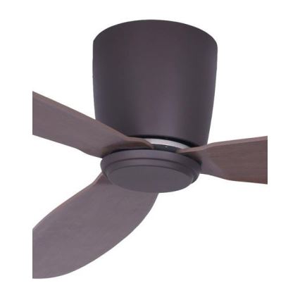 Lucci air 212883 - Plafondventilator AIRFUSION RADAR hout/bruin Ø 132 cm + afstandsbediening