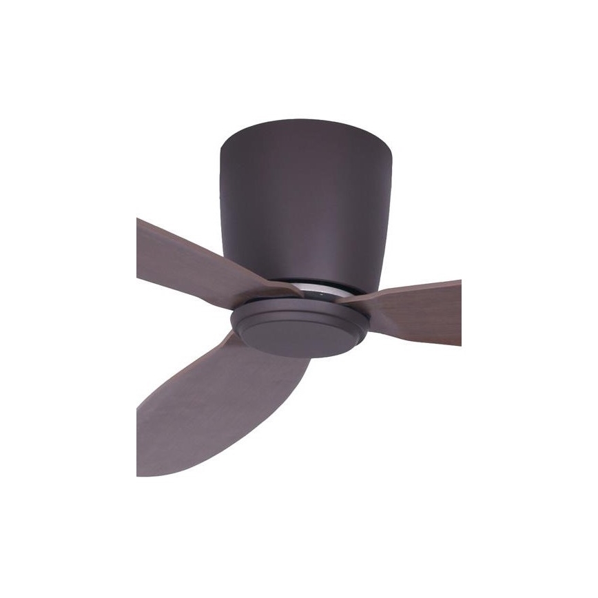 Lucci air 212883 - Plafondventilator AIRFUSION RADAR hout/bruin Ø 132 cm + afstandsbediening