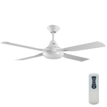 Lucci air 212898 - Dimbare LED Plafond Ventilator MOONAH 1xGX53/21W/230V wit + afstandsbediening