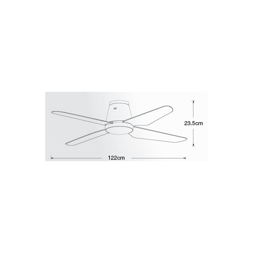 Lucci air 212999 - Plafondventilator AIRFUSION ARIA wit + afstandsbediening