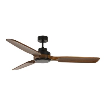 Lucci air 213051 - Plafondventilator SHOALHAVEN zwart/bruin Ø 142 cm