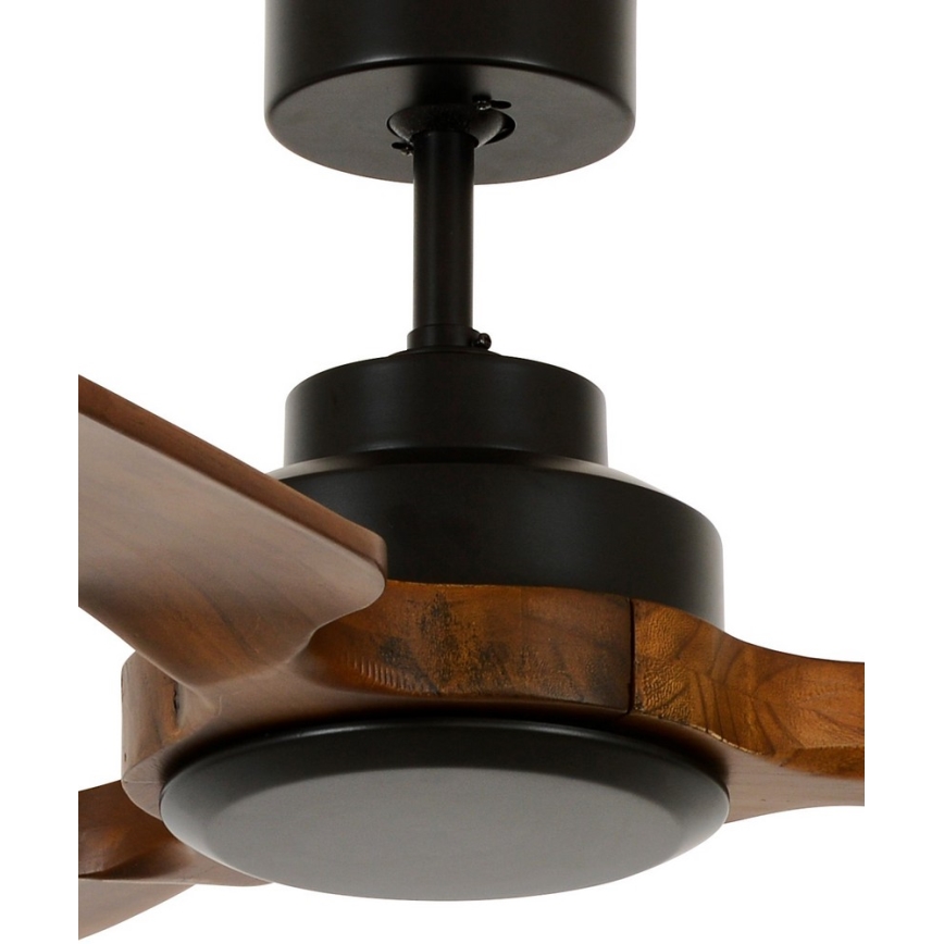 Lucci air 213051 - Plafondventilator SHOALHAVEN zwart/bruin Ø 142 cm