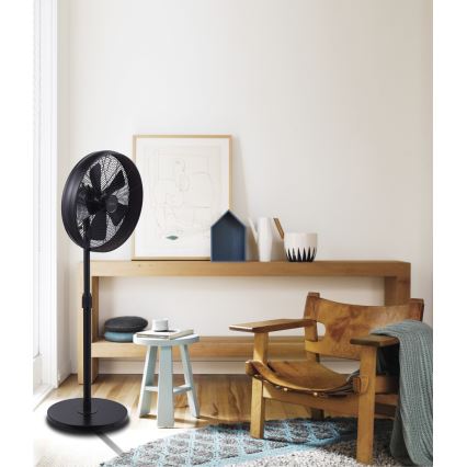 Lucci Air 213116EU - Staande ventilator BREEZE bruin Ø 46 cm