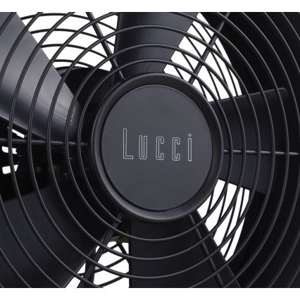 Lucci Air 213116EU - Staande ventilator BREEZE bruin Ø 46 cm