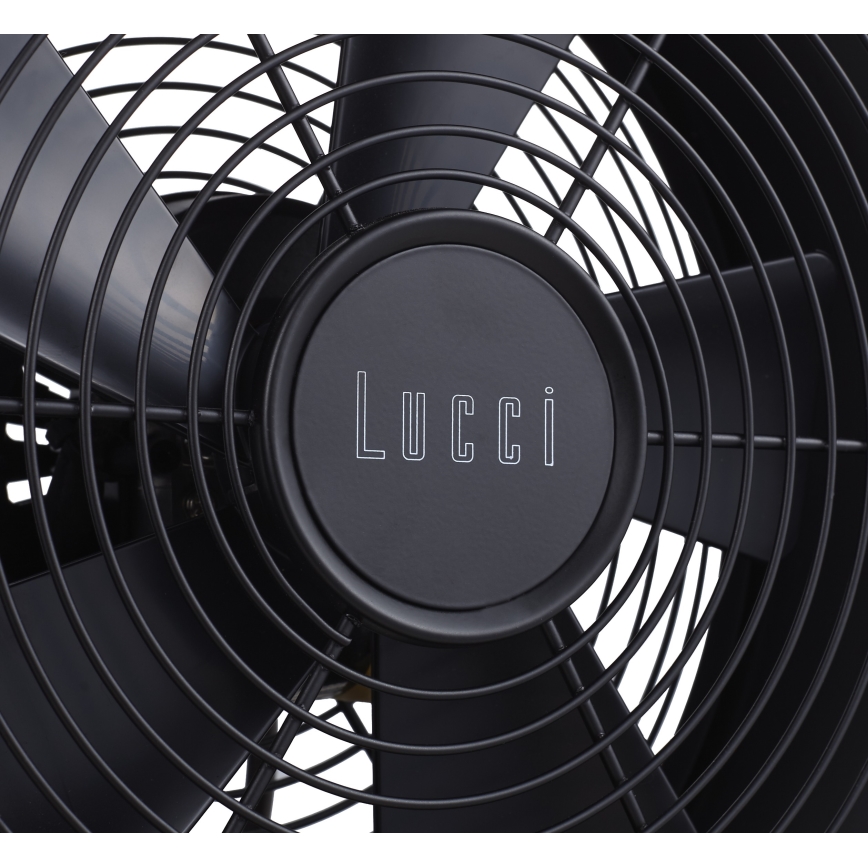 Lucci Air 213116EU - Staande ventilator BREEZE bruin Ø 46 cm
