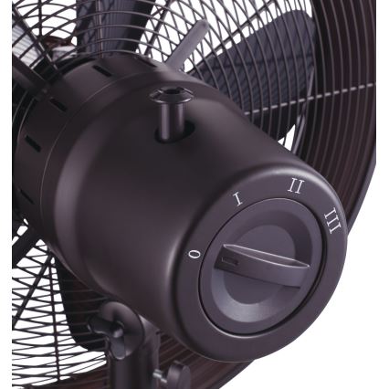 Lucci Air 213116EU - Staande ventilator BREEZE bruin Ø 46 cm