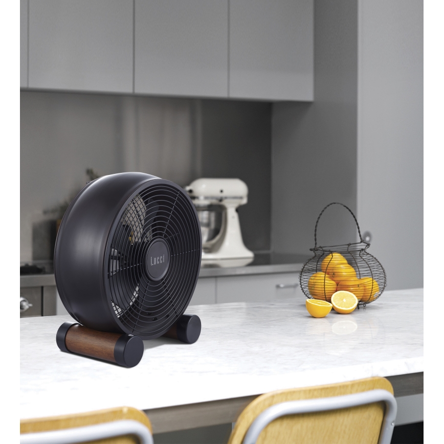 Lucci air 213121 - Tafelventilator BREEZE bruin