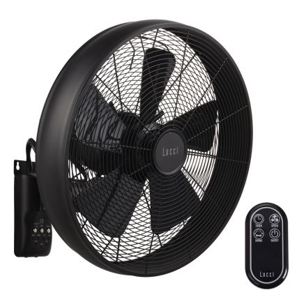 Lucci air 213124 - Afstandsbediening voor ventilator BREEZE zwart