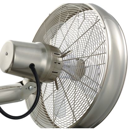 Lucci air 213126 - Wandventilator BREEZE 55W/230V mat chroom + afstandsbediening