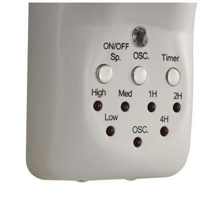 Lucci Air 213128EU - Wandventilator BREEZE 55W/230V wit Ø 46 cm + afstandsbediening