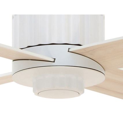 Lucci air 213171 - LED-plafondventilator NEWPORT hout/wit/beige + afstandsbediening