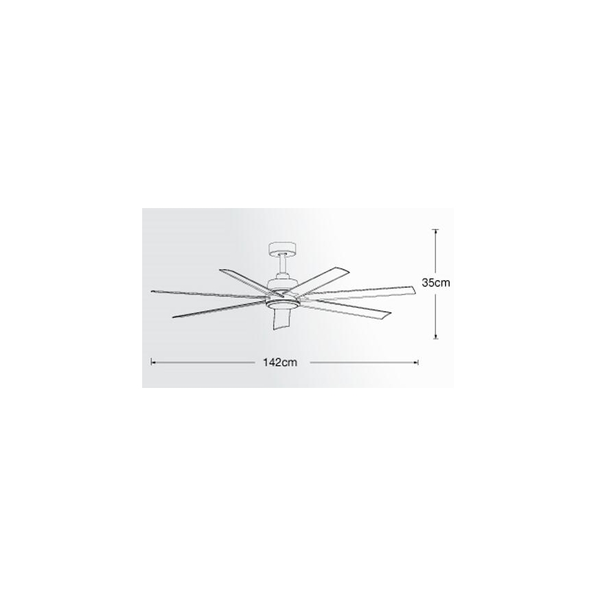 Lucci air 213182 - LED-plafondventilator ATLANTA 1xGX53/12W/230V wit + afstandsbediening