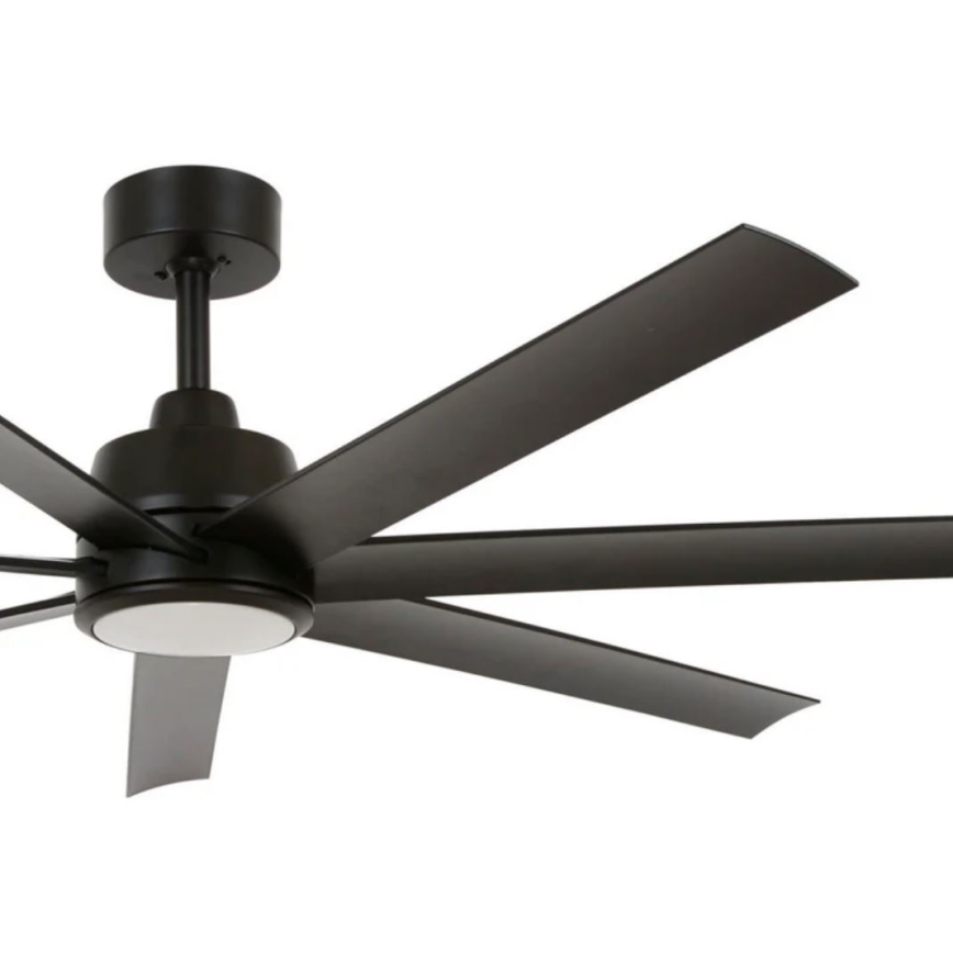 Lucci Air 21318349 - LED dimbare plafondventilator ATLANTA 1xGX53/12W/230V diameter 142 cm zwart + afstandsbediening