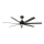 Lucci Air 21318349 - LED dimbare plafondventilator ATLANTA 1xGX53/12W/230V diameter 142 cm zwart + afstandsbediening