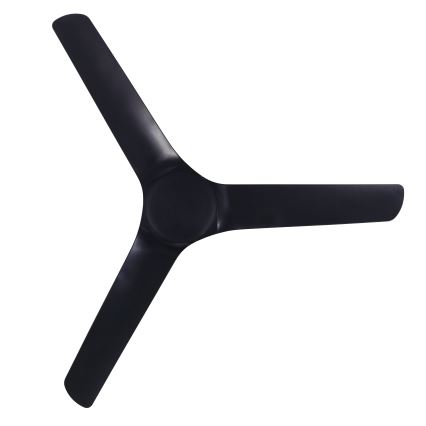 Lucci Air 21321649 - Plafondventilator ABYSS diameter 142 cm IP66 zwart + afstandsbediening