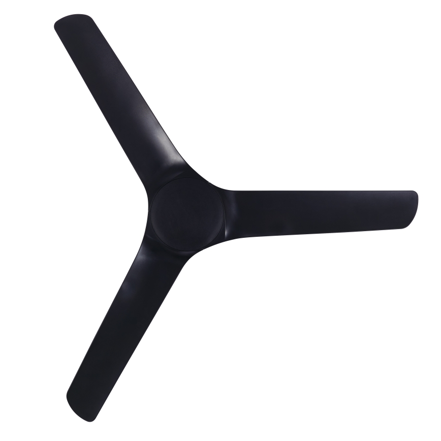 Lucci Air 21321649 - Plafondventilator ABYSS diameter 142 cm IP66 zwart + afstandsbediening