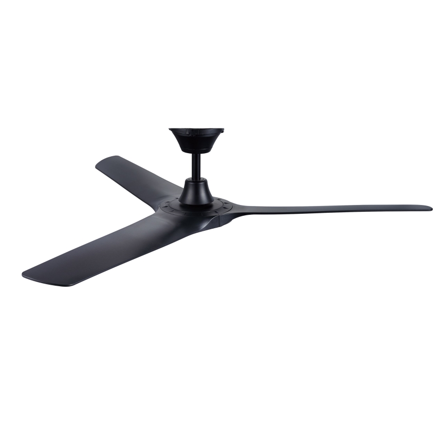 Lucci Air 21321649 - Plafondventilator ABYSS diameter 142 cm IP66 zwart + afstandsbediening