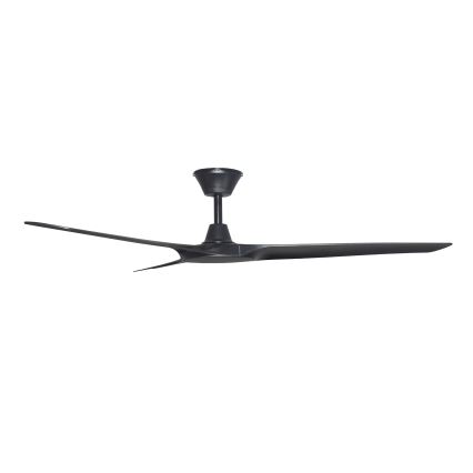 Lucci Air 21321649 - Plafondventilator ABYSS diameter 142 cm IP66 zwart + afstandsbediening