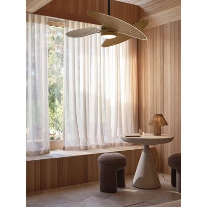 Lucci Air 21325549 - LED-dimbare plafondventilator SABLE 1xGX53/12W/230V 3000/4000/5000K Ø 91,5 cm bruin + afstandsbediening