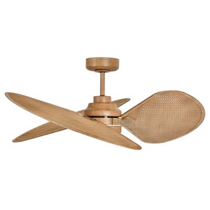 Lucci Air 21325549 - LED-dimbare plafondventilator SABLE 1xGX53/12W/230V 3000/4000/5000K Ø 91,5 cm bruin + afstandsbediening