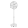 Lucci Air 21326449 - Staande ventilator GLIDE 36W/230V Ø 45 cm wit